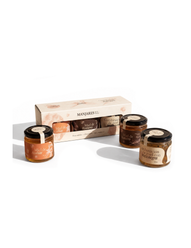 Set de degustación de 3 mieles